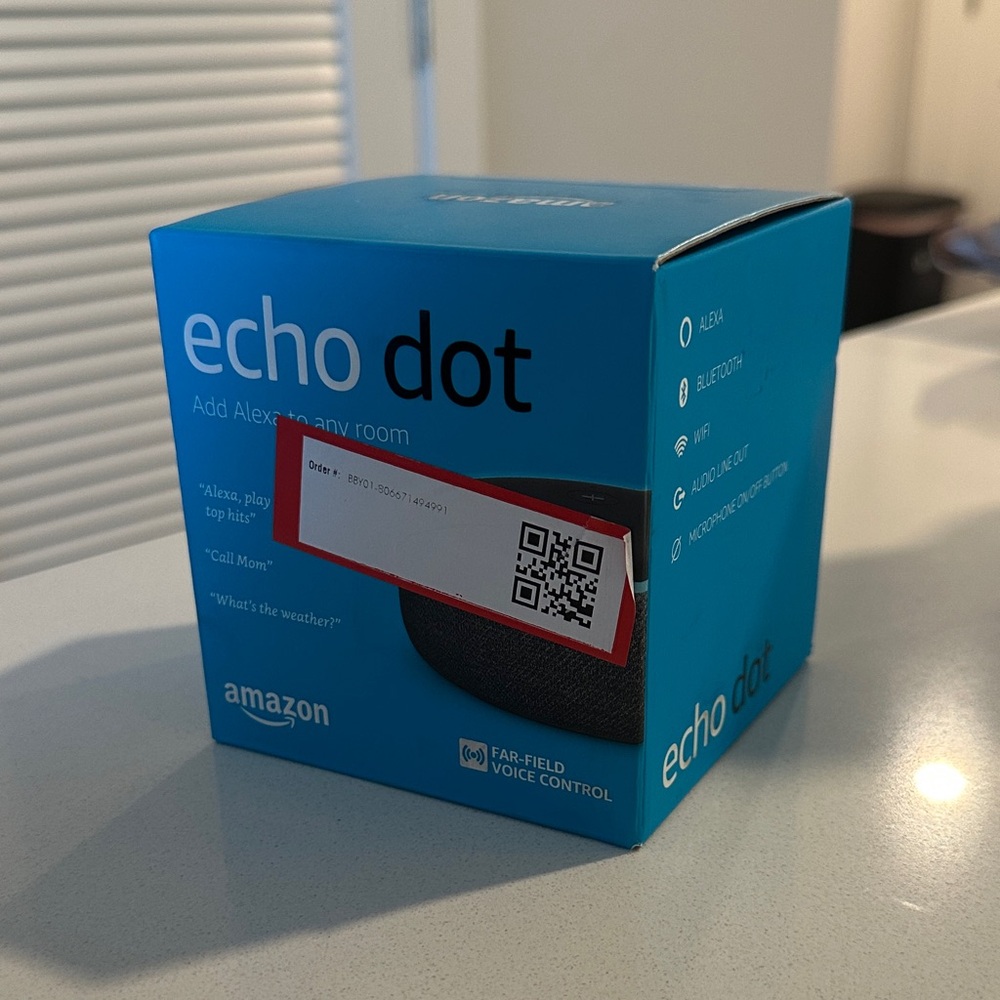Amazon Echo Dot with Alexa - Never Opened